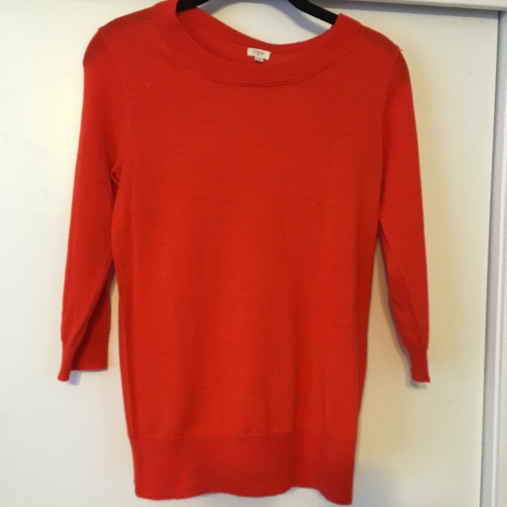 red sweater